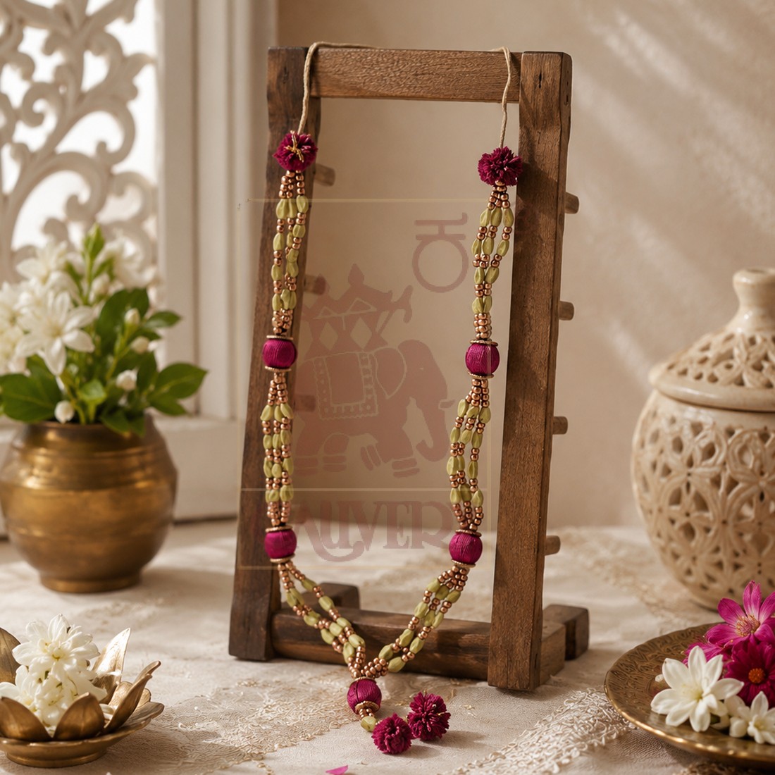 Cardamom Garland - 3 Line 
