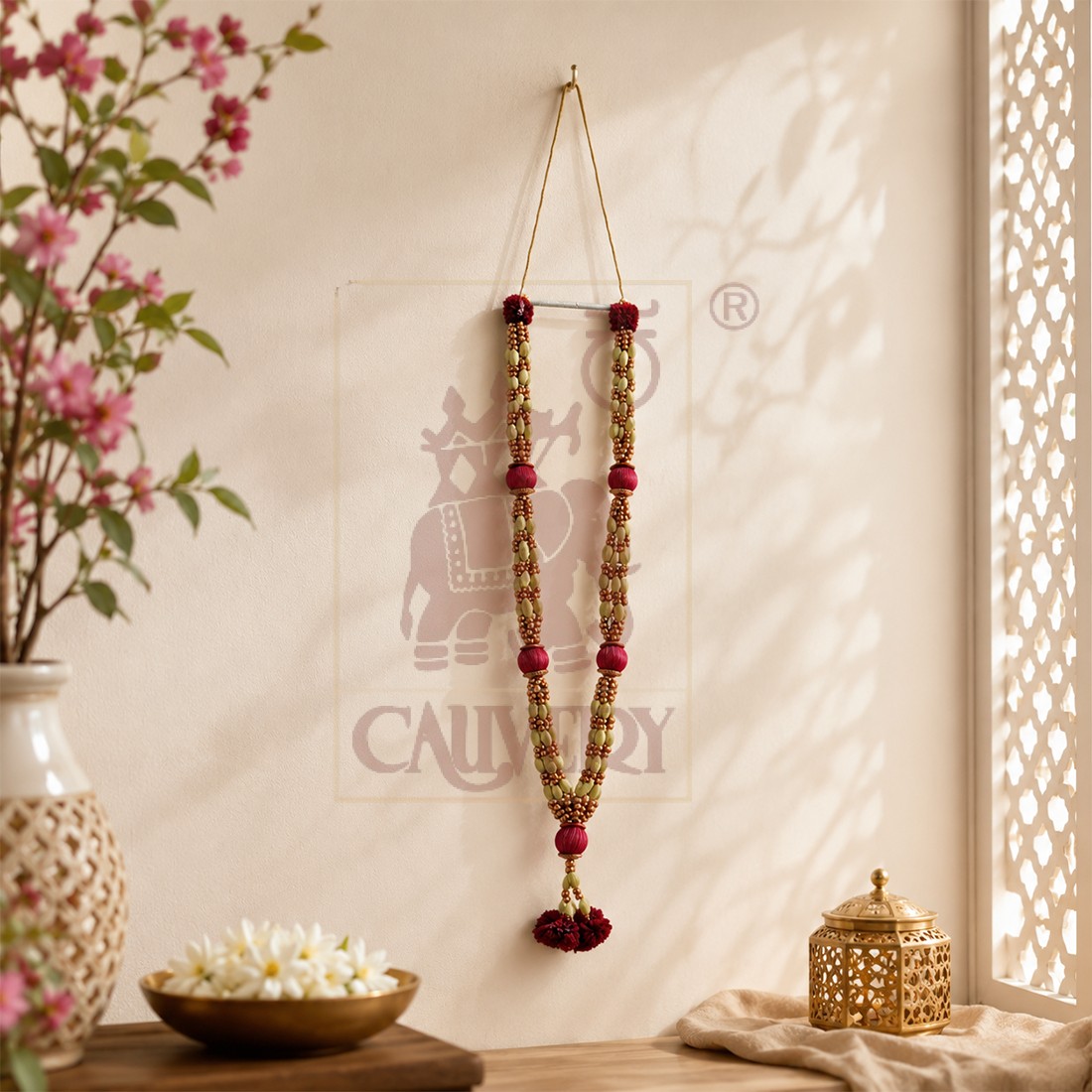 Cardamom Garland 001 - 5 Line 