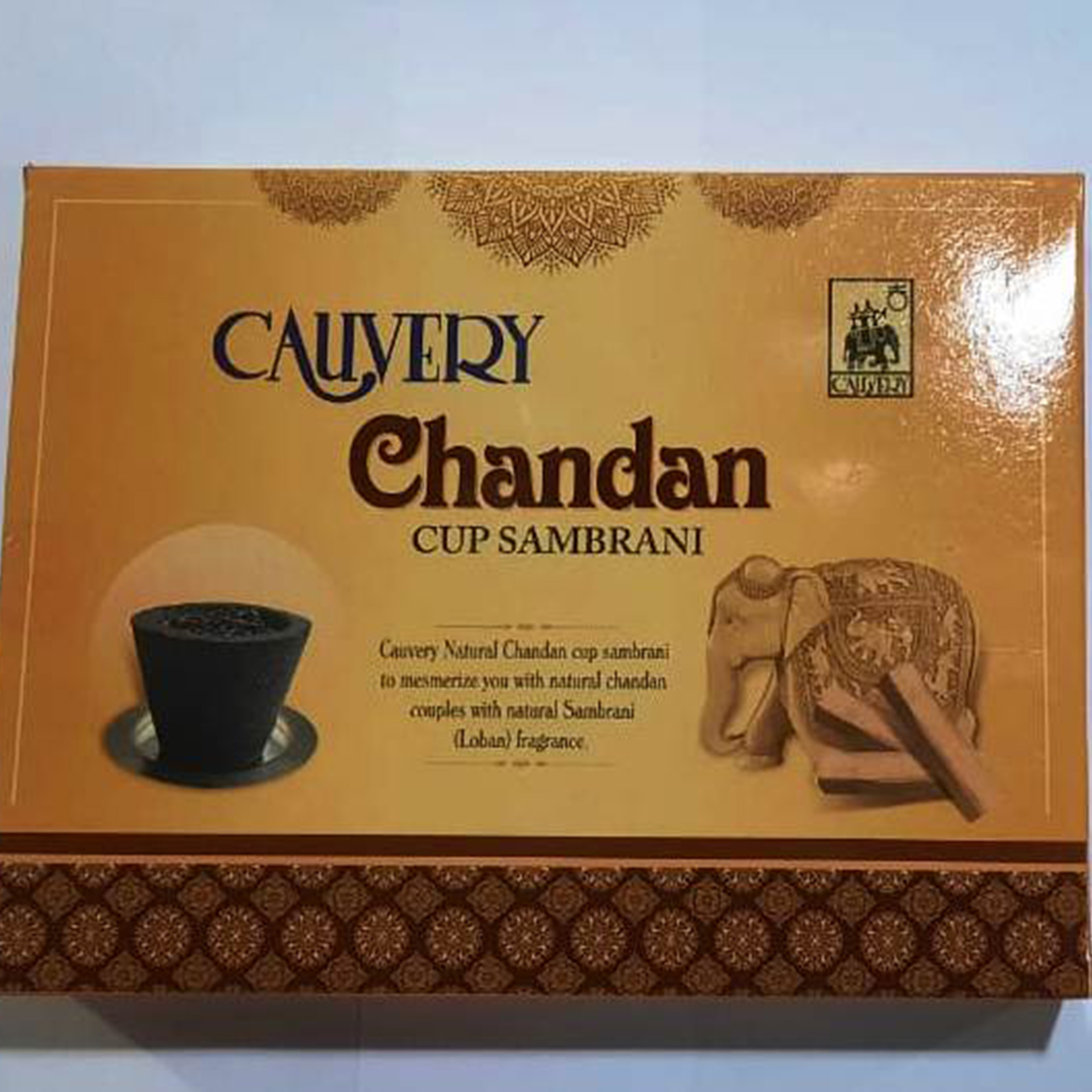 Cauvery Chandan Cup Sambrani (12 Cups)