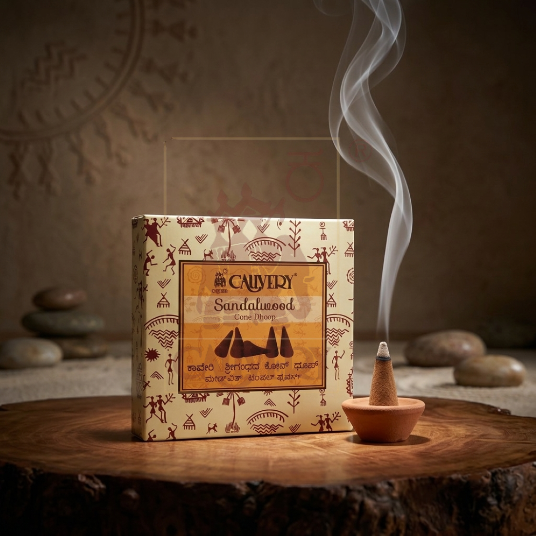 Cauvery Sandalwood Cone Dhoop
