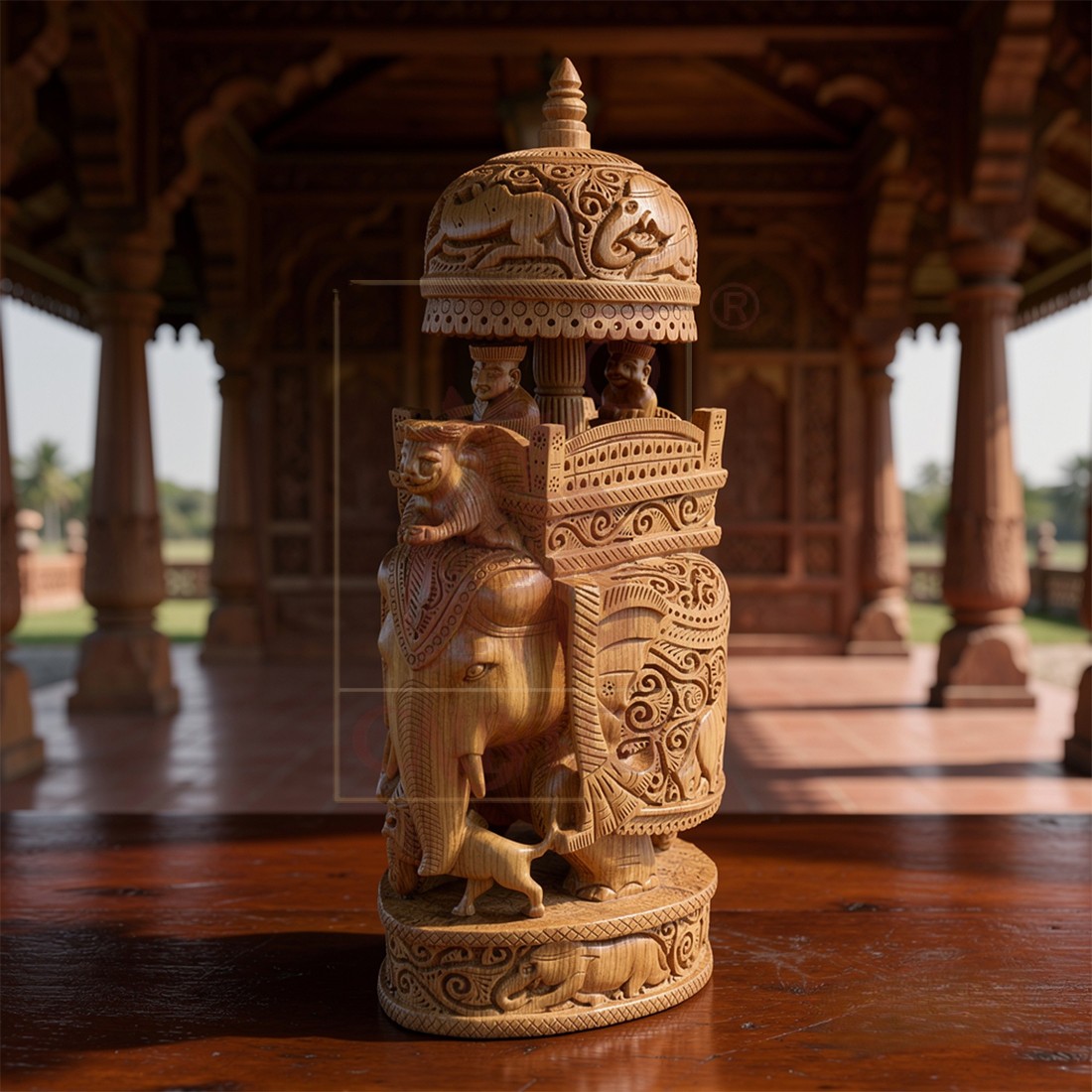 Chattar Houdha Special Carving 12"
