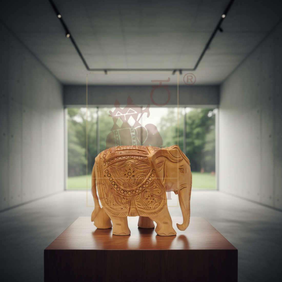 Elephant Carving 6"