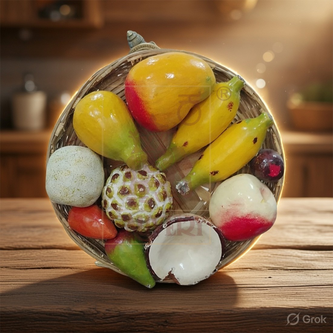 KT00003 500000 Fruit Plate 12X12