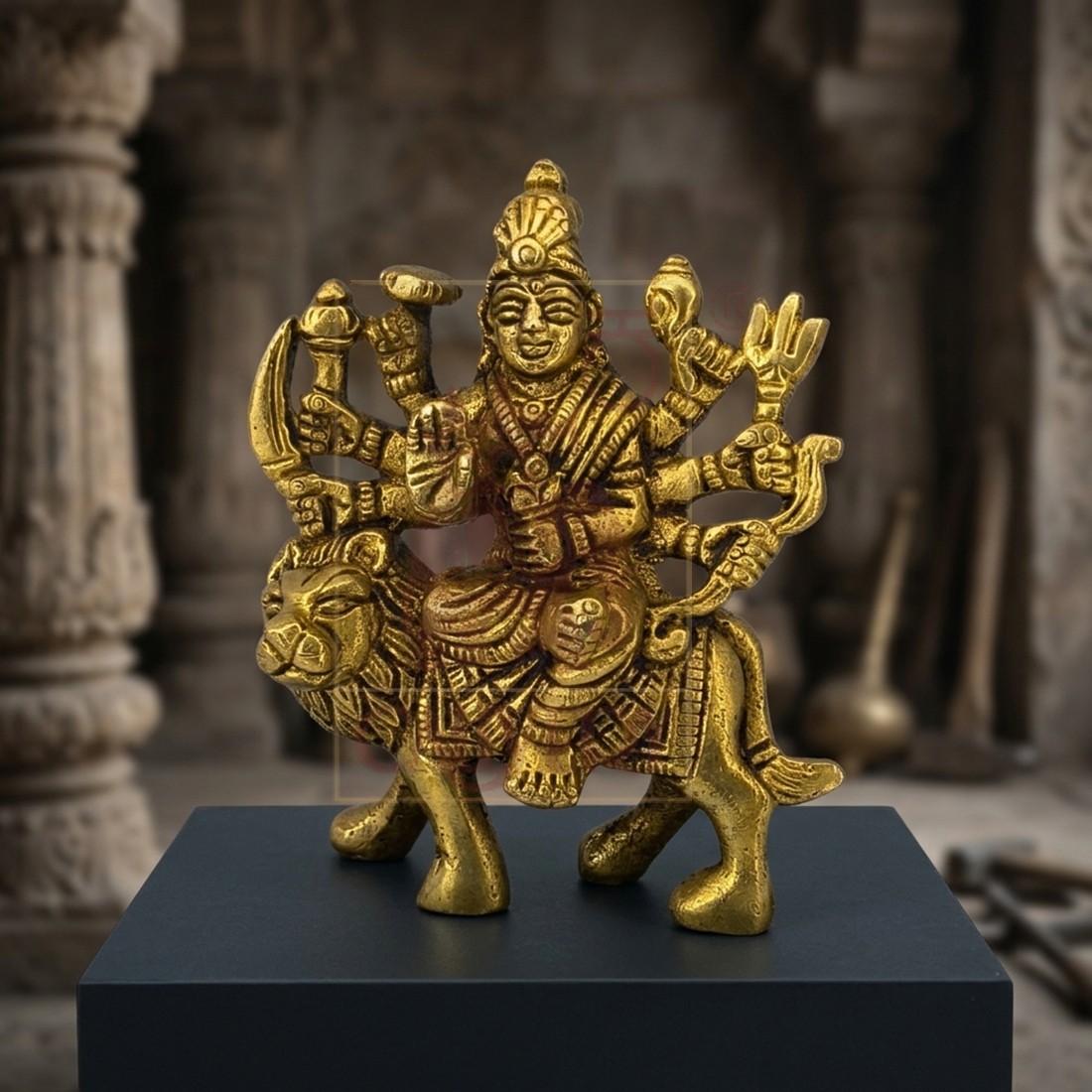Brass Durga 3.2"