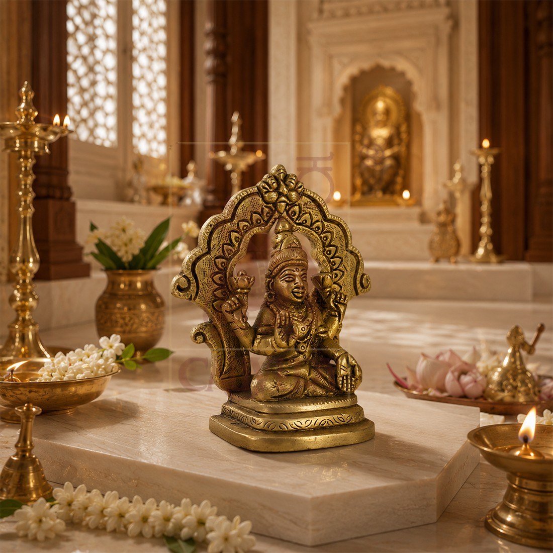 Brass Arch Lakshmi 5"