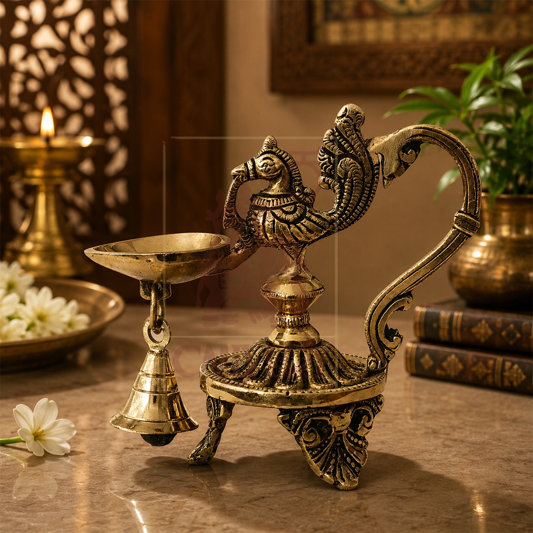 Brass Lamp 5.5"