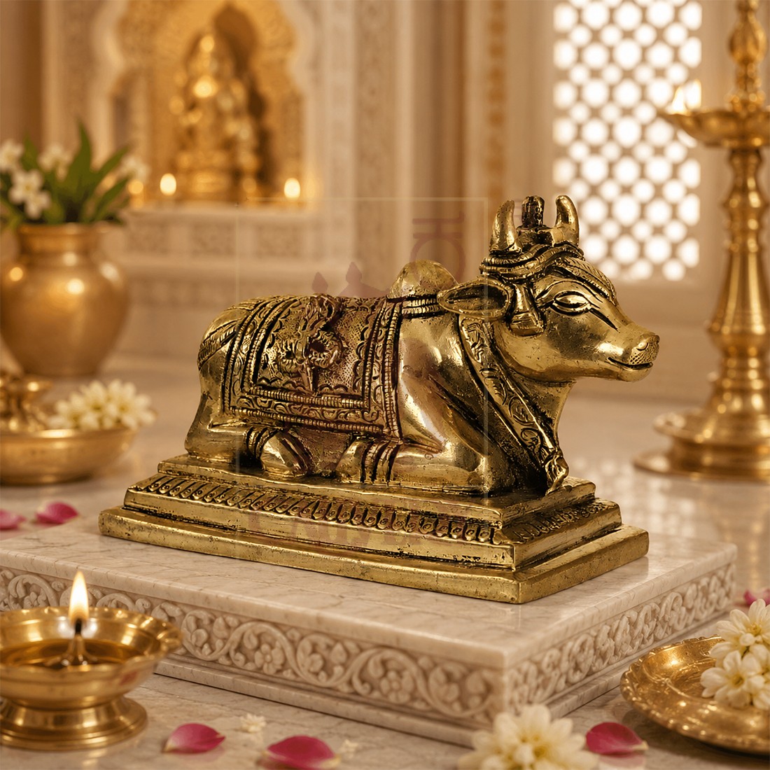 Brass Nandi 5"
