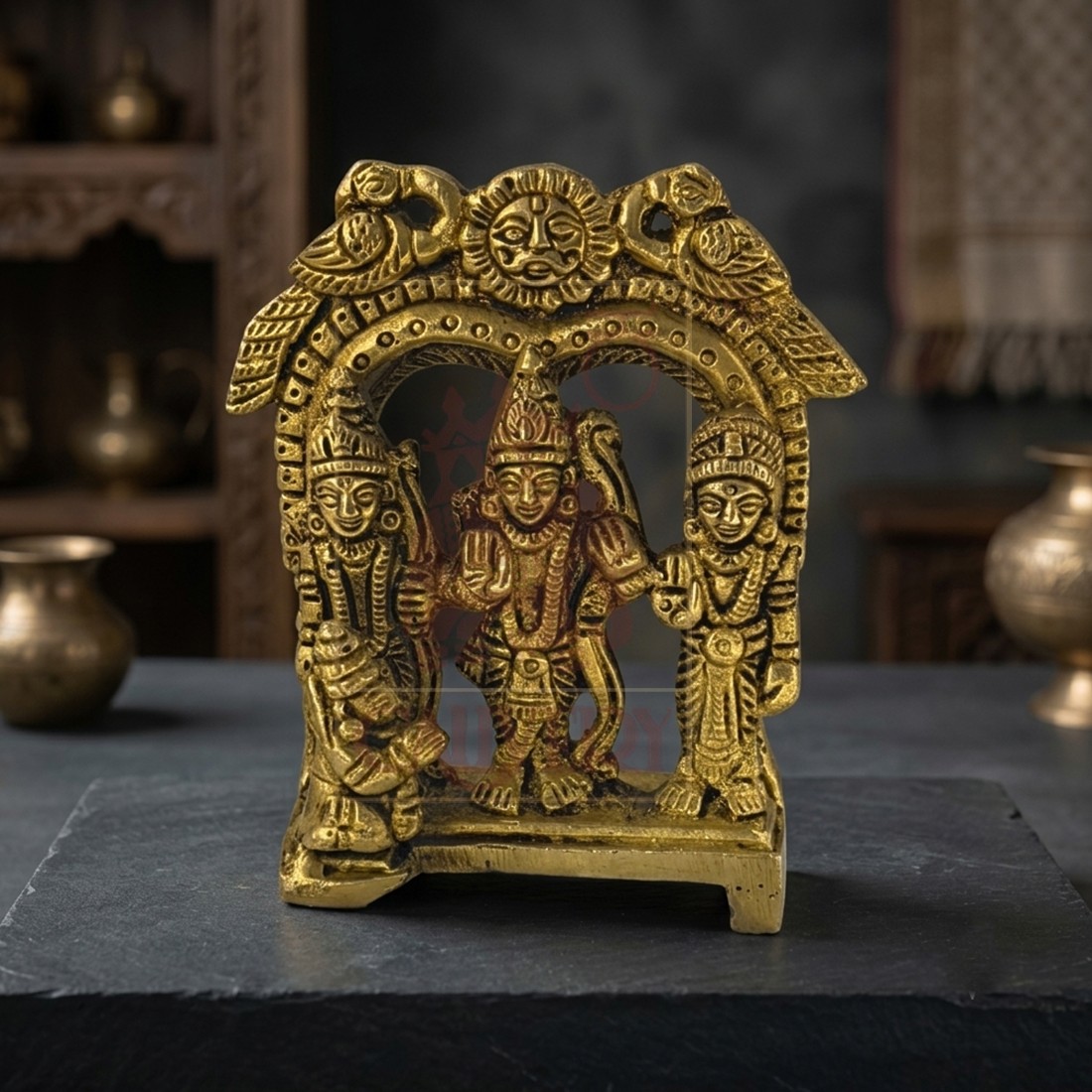 Brass Ram Darbar 3.25"