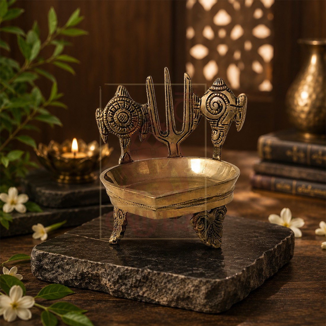Brass Lamp 4.5"