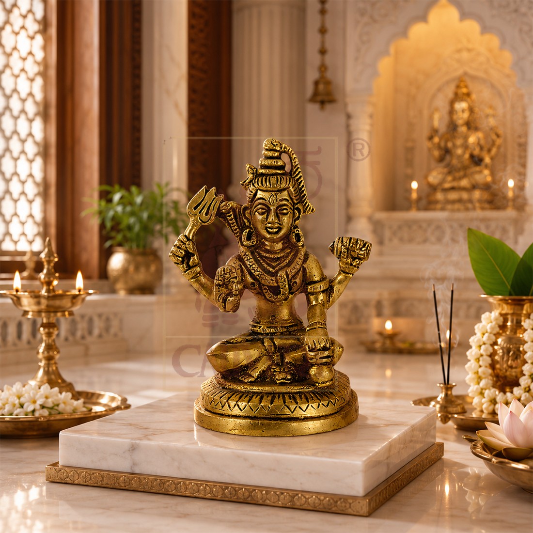 Brass Shiva 3"