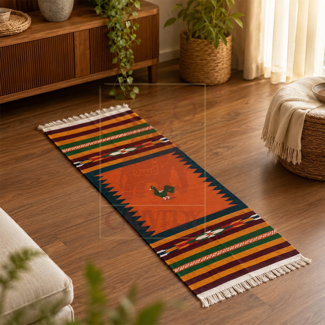 Navalgund Carpets 2'X5'