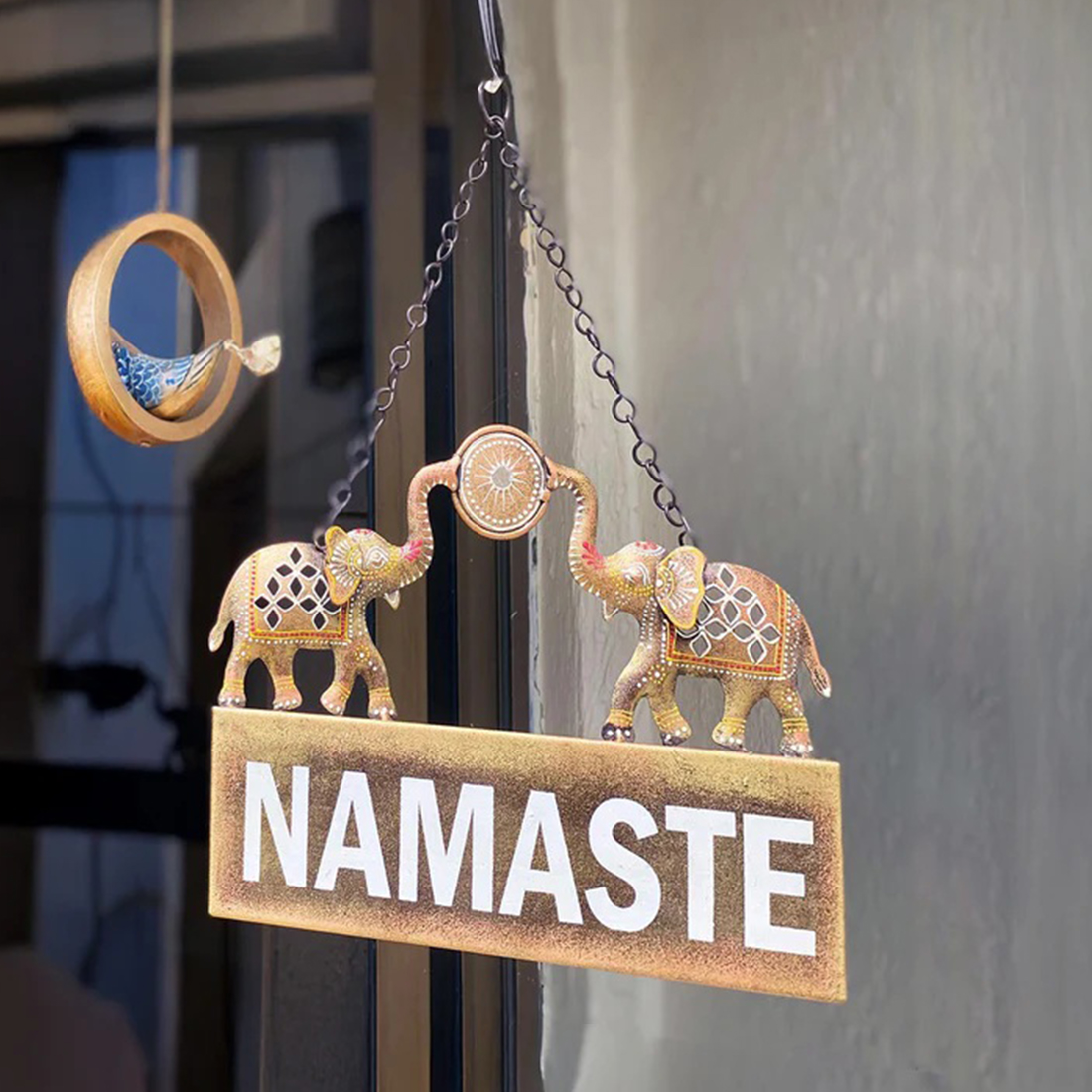 Namaste Handpainted Wall Hanging