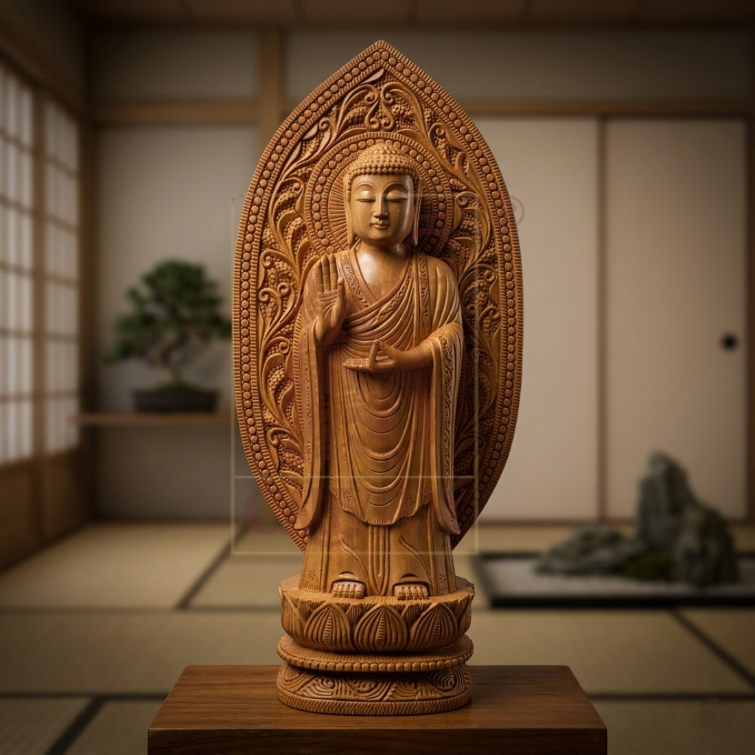 Buddha Standing SPL With Leaf