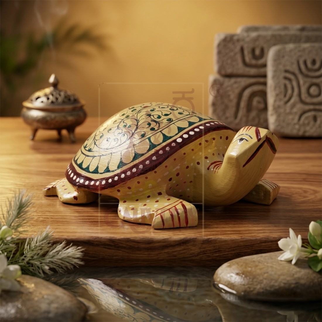 Tortoise Painted 4"