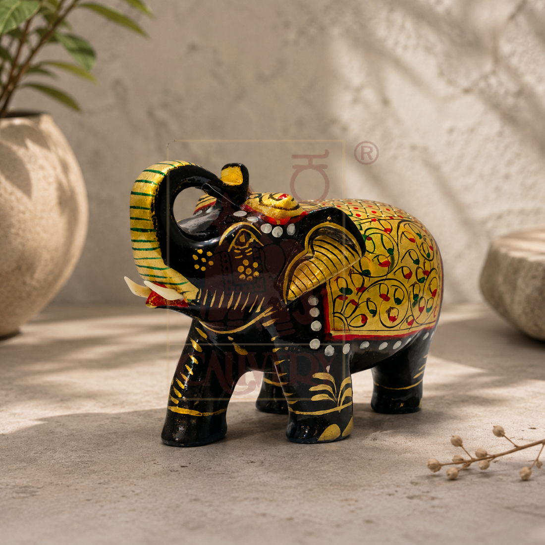 Elephant Painting T/UP 3" 