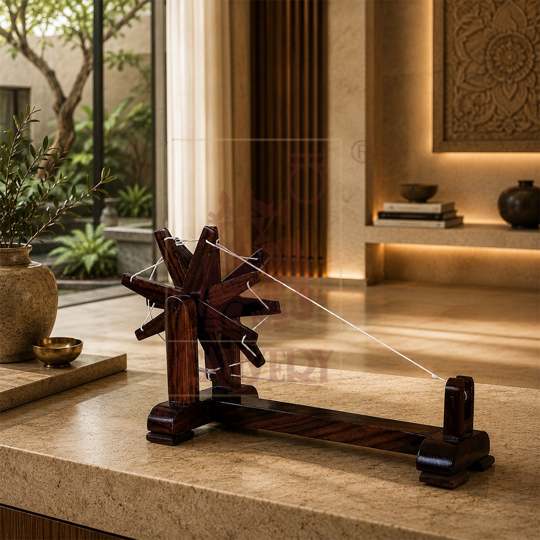 Rosewood Charkha 12"
