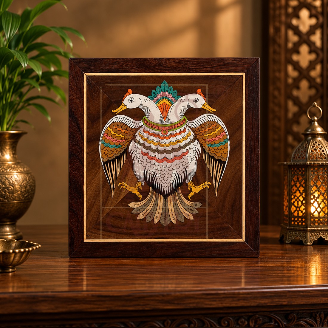 Rosewood Wall Frame - Gandaberunda 12
