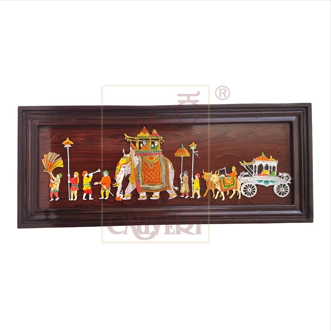 Rosewood Inlay 3D Panel - Mysore Dusshera 12