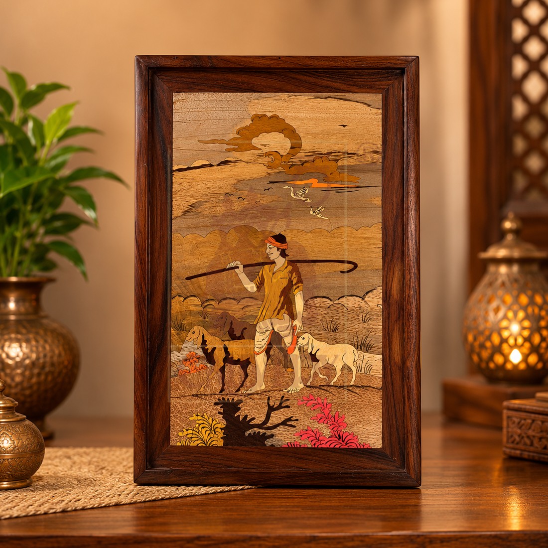 Rosewood Wall Frame Shepherd 3 (13