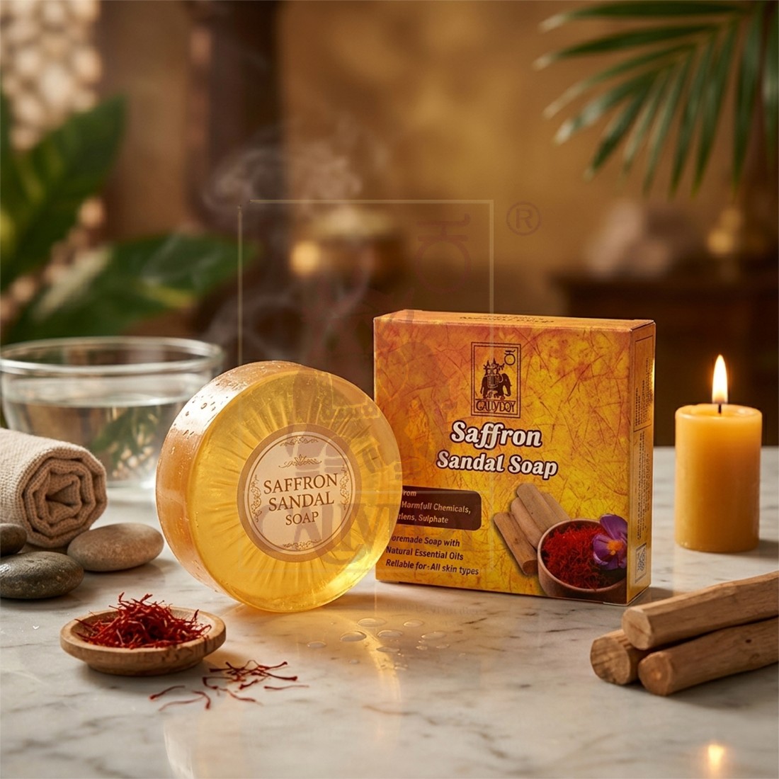 Saffron Sandal Soap