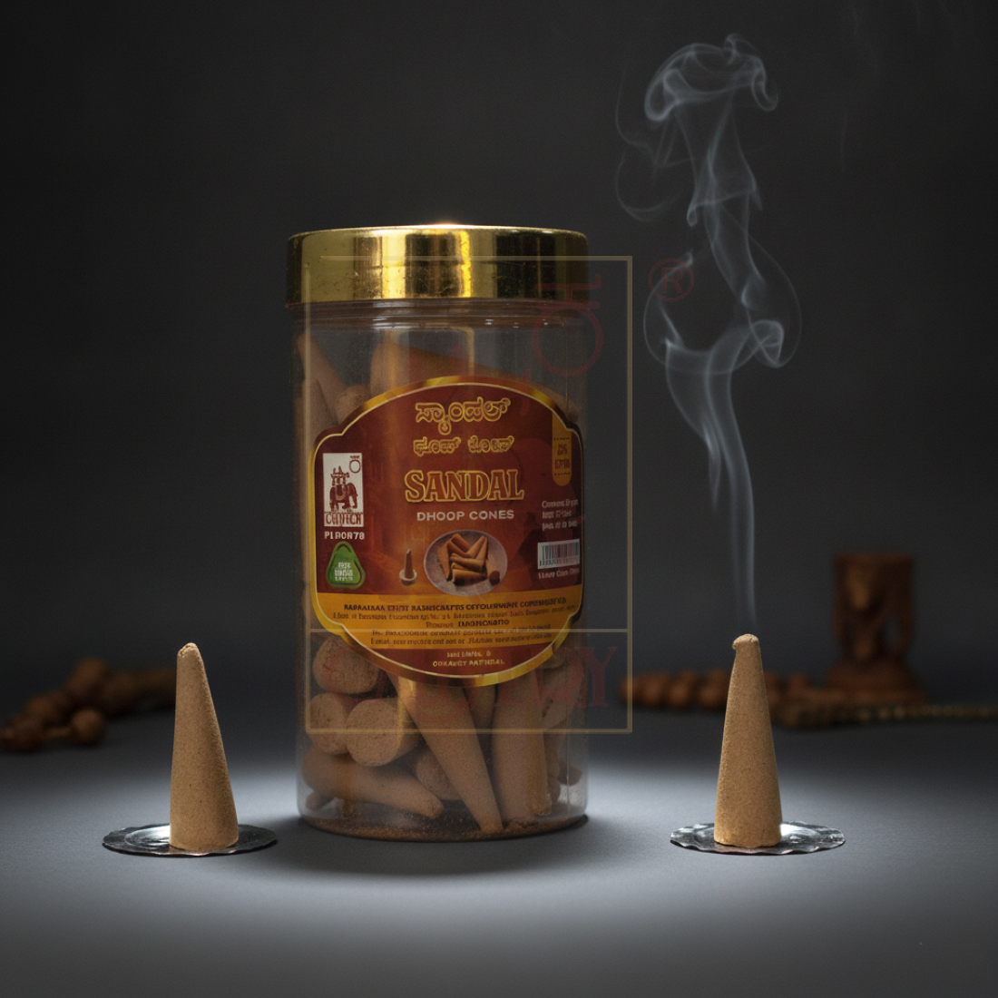 Sandal Dhoop Cones