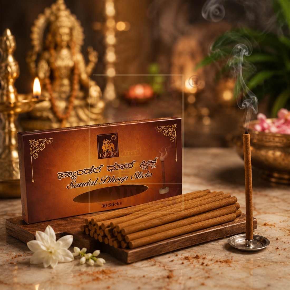 Sandal Dhoop Sticks (30 Pcs.)
