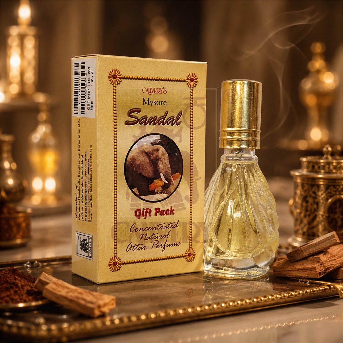 Sandal Gift Pack Concentrated Natural Attar Perfume