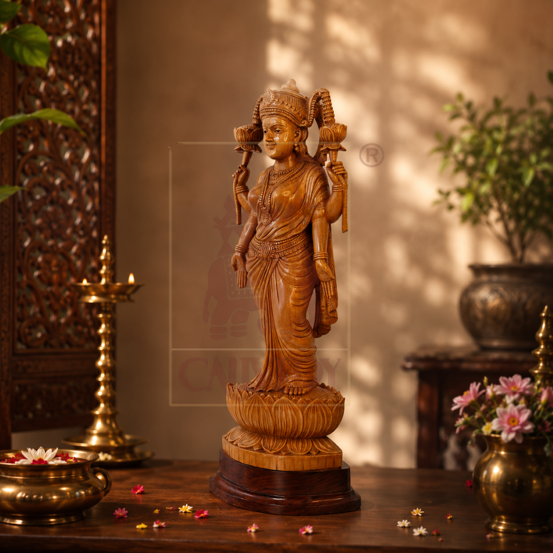 Shivaniwood Standing Lakshmi 24