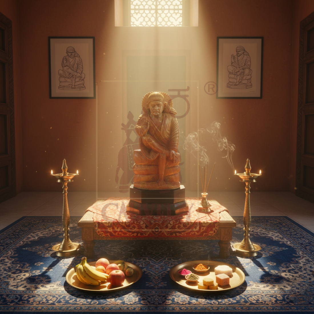 Sandalwood Sai Baba