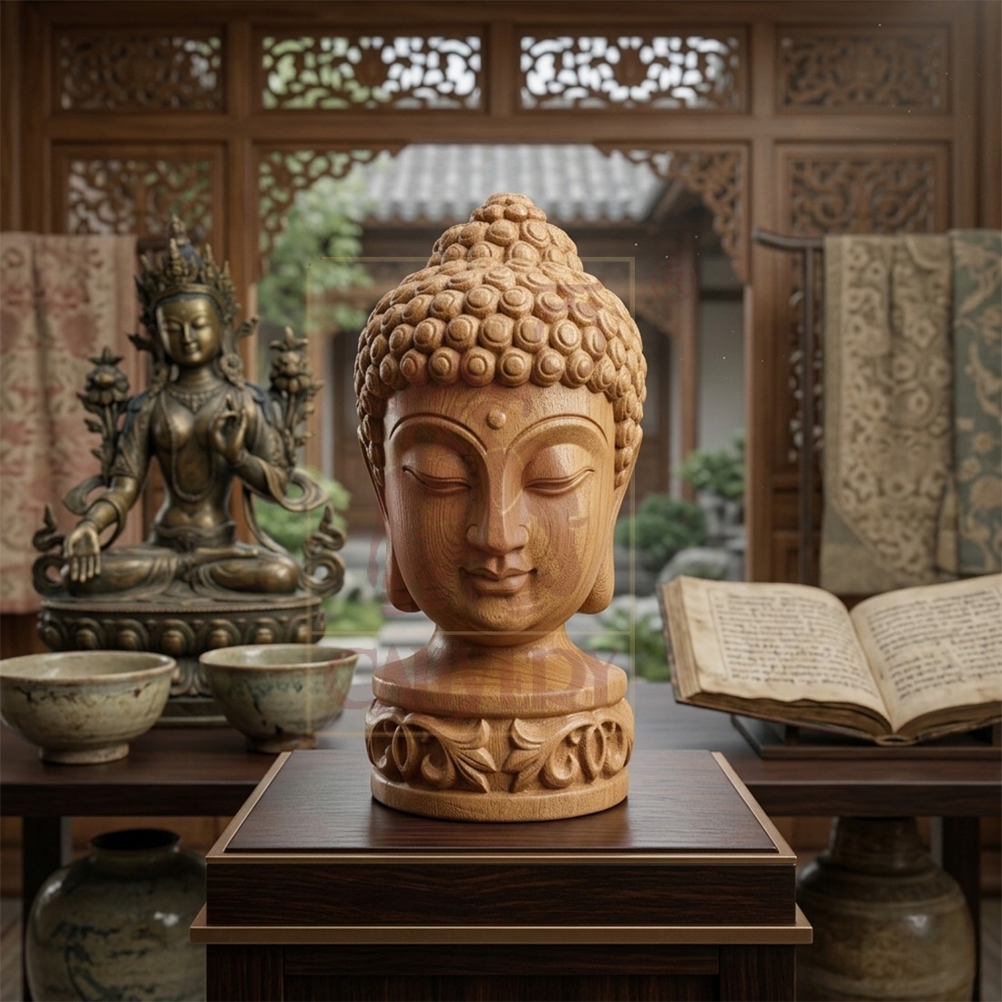 Buddha Head 3"