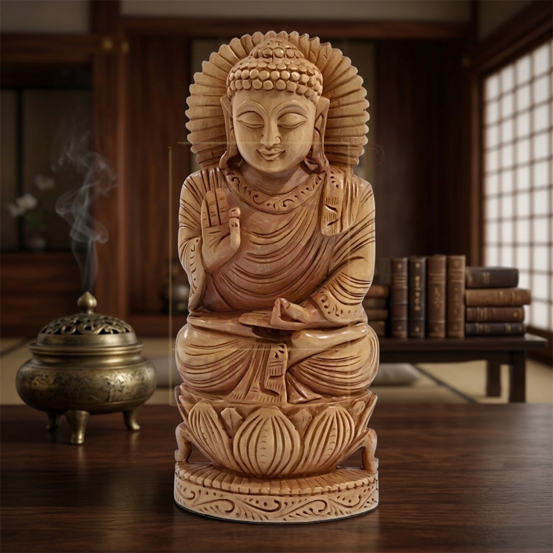 Buddha Sitting 6"