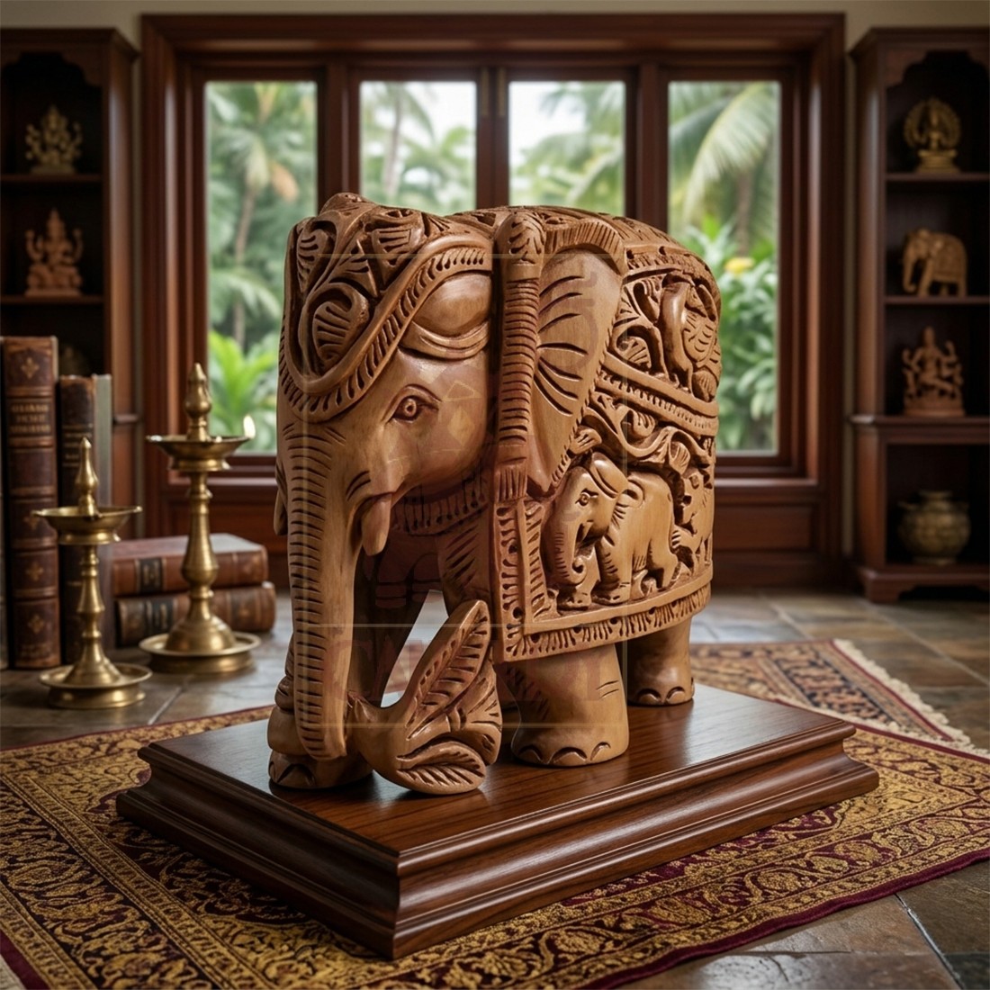 Elephant Carving T/DOWN 4"