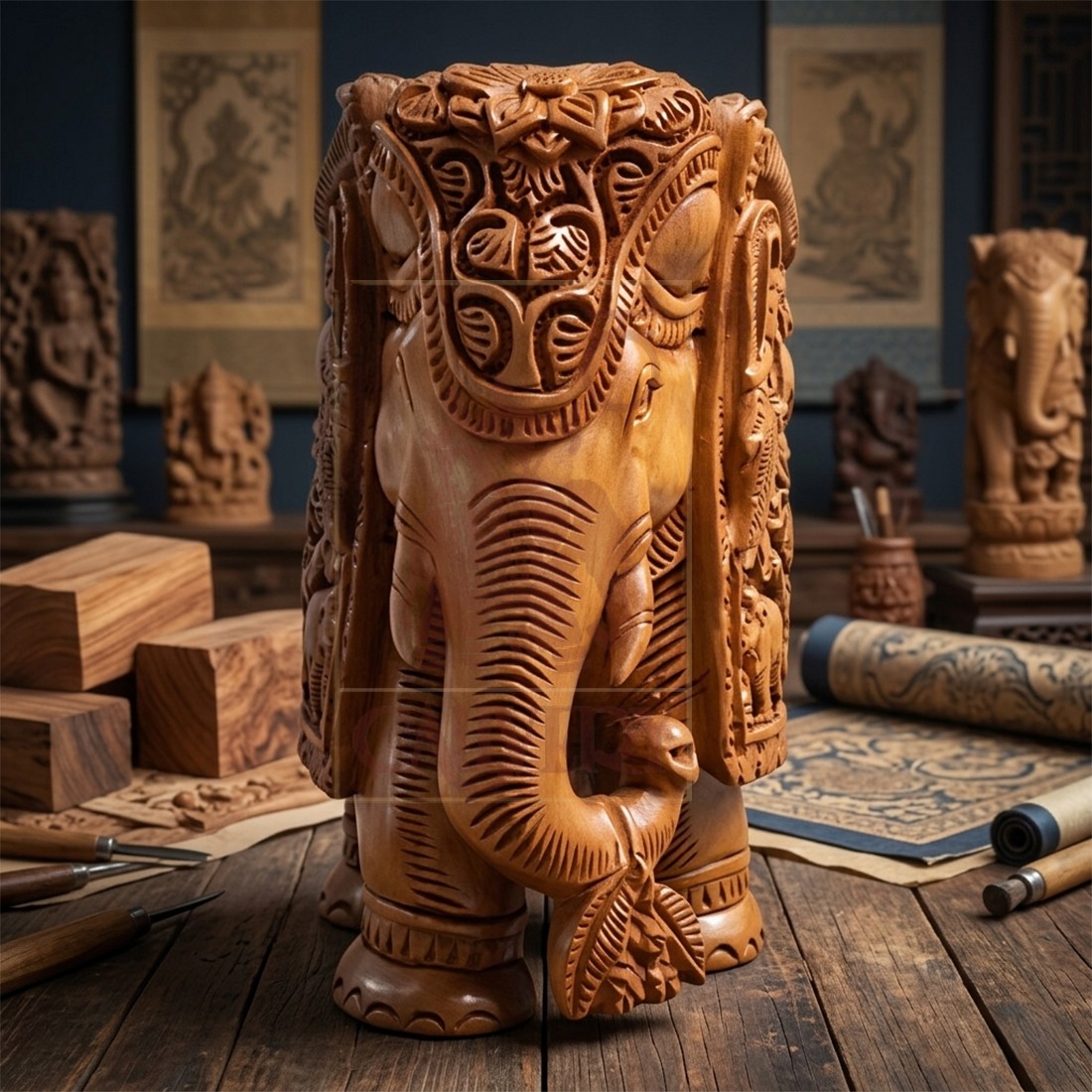 Elephant SPL Carving T/DOWN 5"