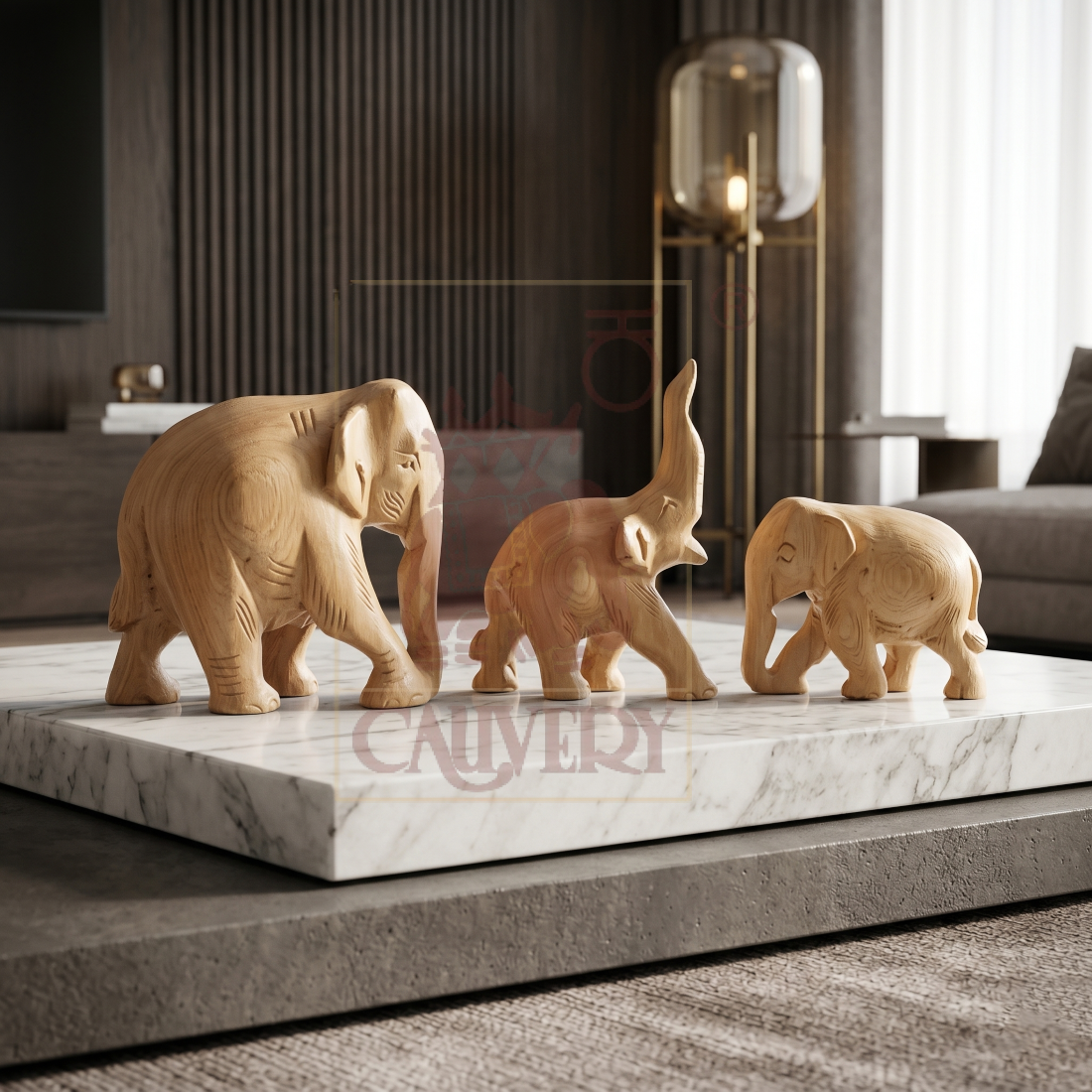 SW 3 Elephant Family Set 1-1/2"